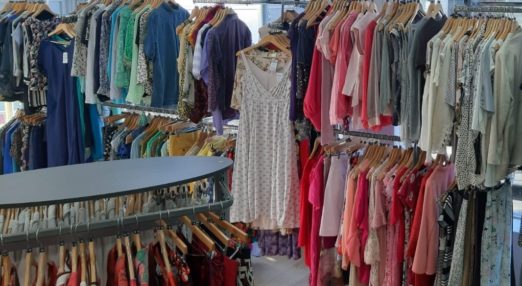 1. Local charity shops offer sustainable fashion