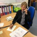 Volunteer receptionist at our Tring office, Rennie House