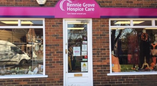 Sustainable fashion at Rennie Grove Southdown charity shop